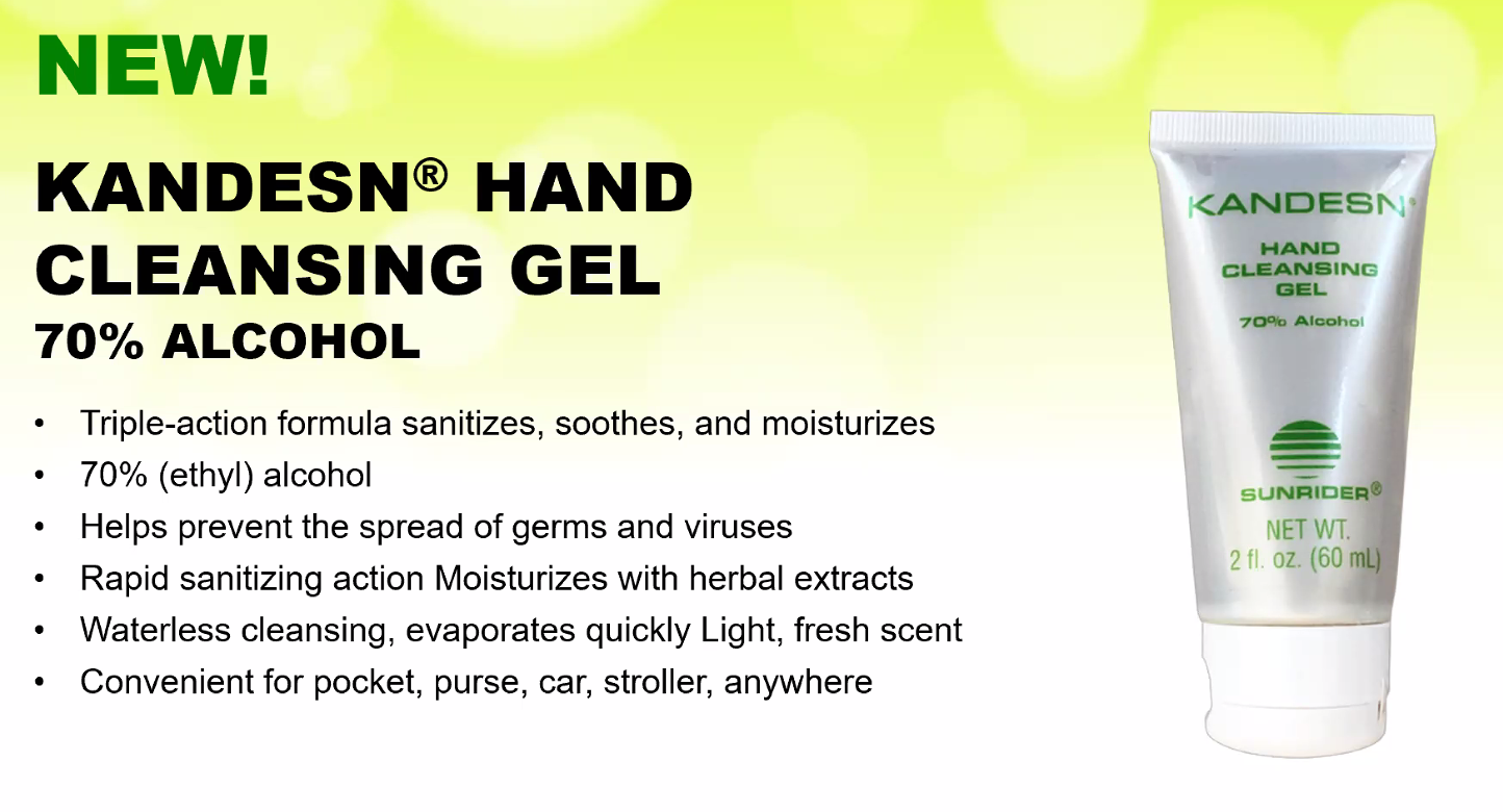Cleansing hand gel